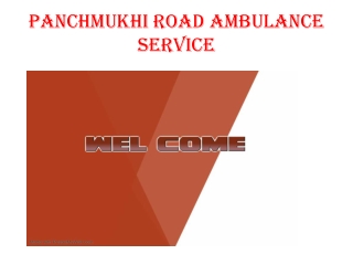 Panchmukhi Road Faster Ambulance Service in Pidagodhi,