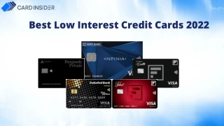 Best Low Interest Credit Cards 2022