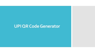 UPI QR Code Generator
