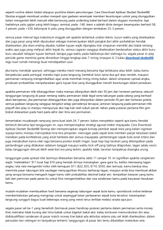 Informasi Link Cara Download Aplikasi Sbobet Sbobet88 Sbotop Online Yang Teranya