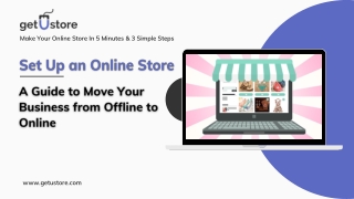 Set Up an Online Store A Guide to Move Your Business from Offline to Online