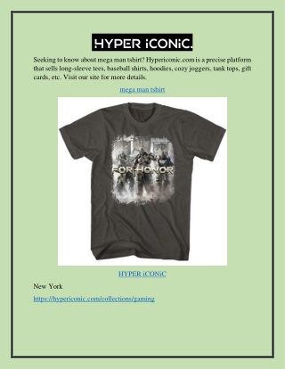 Mega Man Tshirt Hypericonic.com