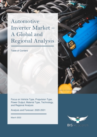 Asia-Pacific Region is Expected to be the Largest Market for Vehicle Inverters