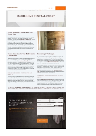 Bathrooms Central Coast