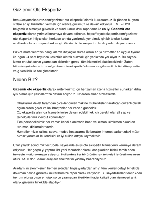 Gaziemir Oto Ekspertiz