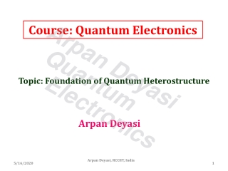 Foundation of heterostructure