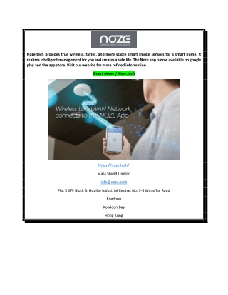 Smart Home  Noze.tech