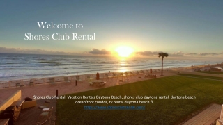 Shores Club Rental