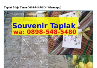 Taplak Meja Tamu