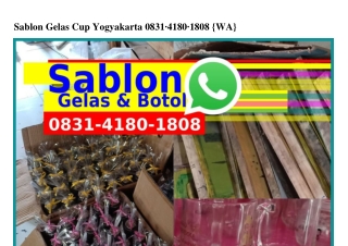 Sablon Gelas Cup Yogyakarta O8ᣮI•ԿI8O•I8O8[WA]