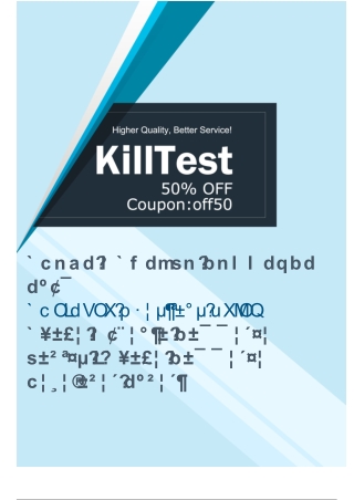 Recommend Killtest AD0-E709 Practice Exam [2022] To Pass Exam Successfully