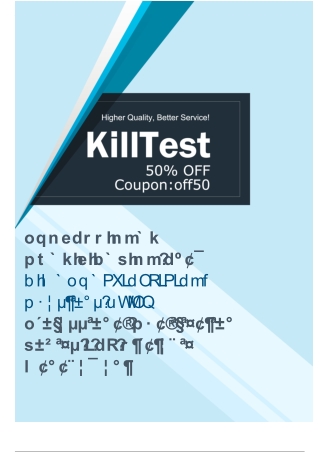 Recommend Killtest CIMAPRA19-E03-1-ENG Practice Exam [2022] To Pass Successfully