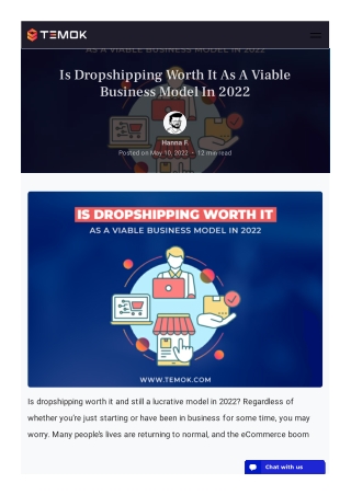 Is Dropshipping Worth It As A Viable Business Model In 2022