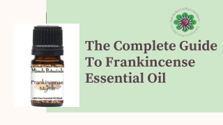 Here's Everything You Need To Know About Frankincense Essential Oil