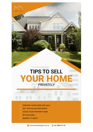 Top 5 Tips to Sell Your Home Privately