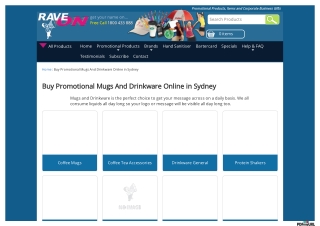 Promotional Mugs And Drinkware Sydney