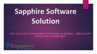 Top 10 iOS App Development Companies in Taiwan | Hire iOS App Developers Taiwan