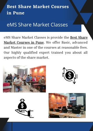 Best Share Market Courses in Pune