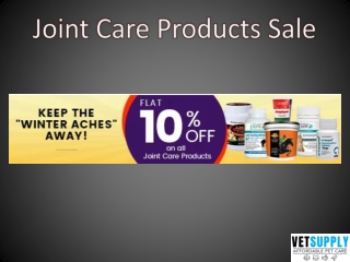 Joint Care Products Sale on VetSupply