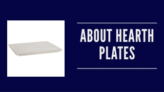 About Hearth plates