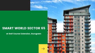 Smart World 65 At Gurgaon - Download Brochure