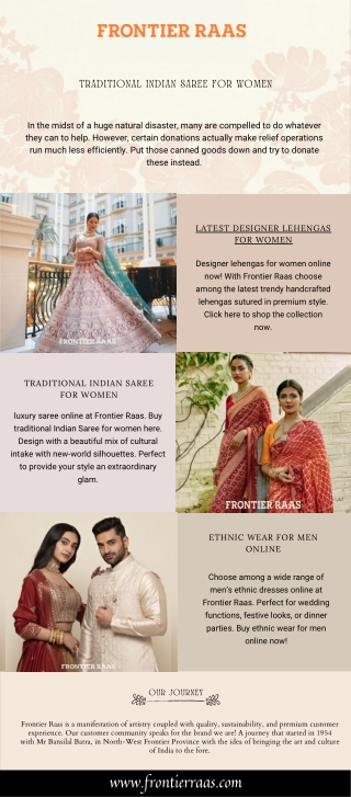 Handcrafting ethnic elegance | Frontier Raas