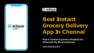 Best Instant Grocery Delivery App In Chennai