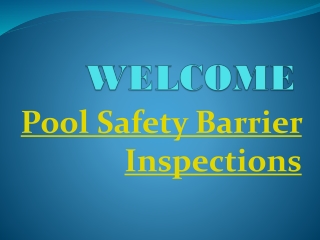 The best Pool Safety Inspection in Beaumaris