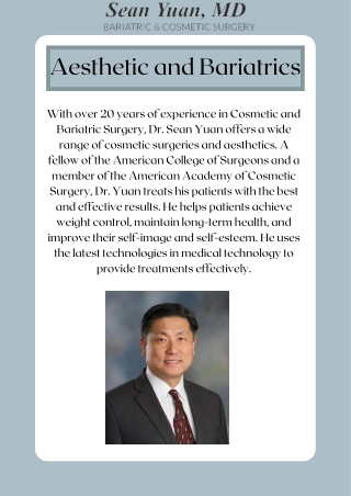 Oculoplastic Surgeon - Aesthetic and Bariatrics