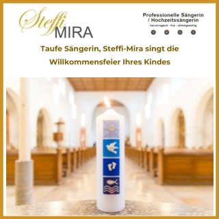 Taufe Sängerin, Steffi-Mira singt die Willkommensfeier Ihres Kindes