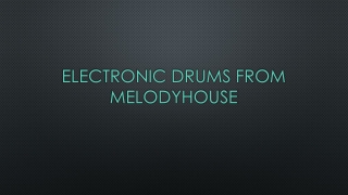 Electronic drums from melodyhouse