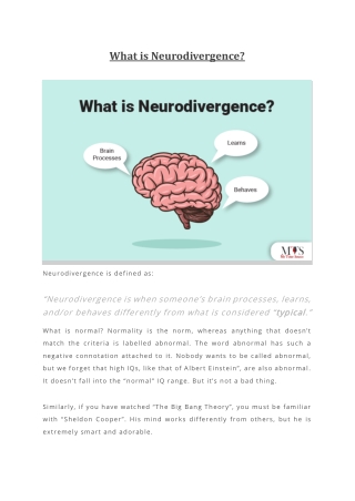 What is Neurodivergence