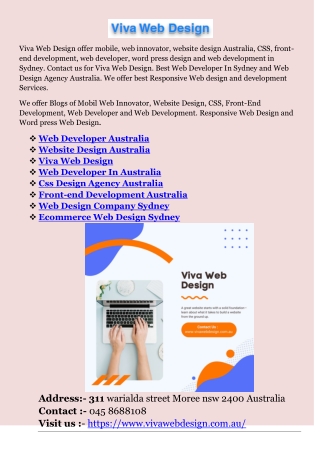 Front-end Development Australia