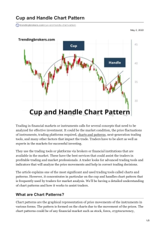 Cup and Handle Chart Pattern