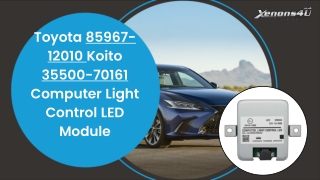 Toyota 85967-12010 Computer Light Control LED Module