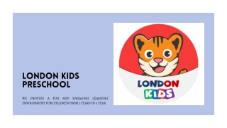 London Kids Leading PreschoolPlayschool Franchise in Jaipur