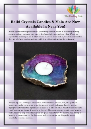 Buy Crystal Candles Online in India