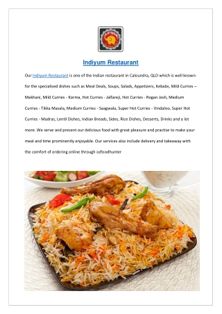 Indiyum restaurant