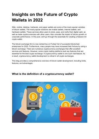 Insights on the Future of Crypto Wallets in 2022 (1)