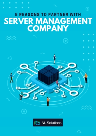 5 Reasons To Partner With Server Management Company