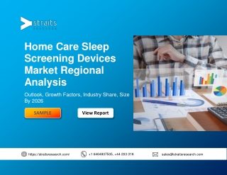 Latest Comprehensive Home Care Sleep Screening Devices Market Regional Analysis