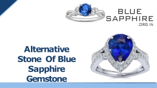 Alternative Stone Of Blue Sapphire Gemstone