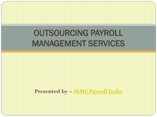 Outsourcing Payroll Management Services