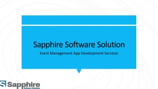 Event Management App Development Services