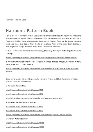 Harmonic Pattern Book