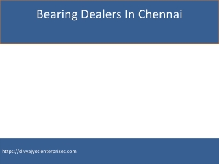 Bearing Dealers In Chennai