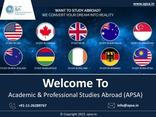 Abroad Study Consultants In Chandigarh