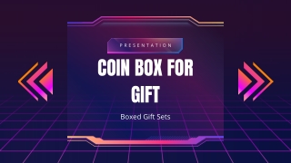 Coin Box For Gift