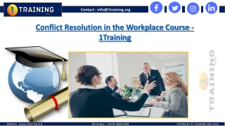 Top Conflict Resolution in the Workplace Course - 1Training