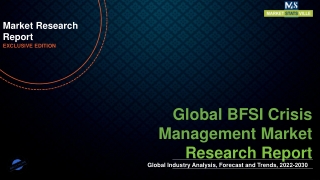 BFSI Crisis Management Market to Witness Upsurge in Growth During the Forecast